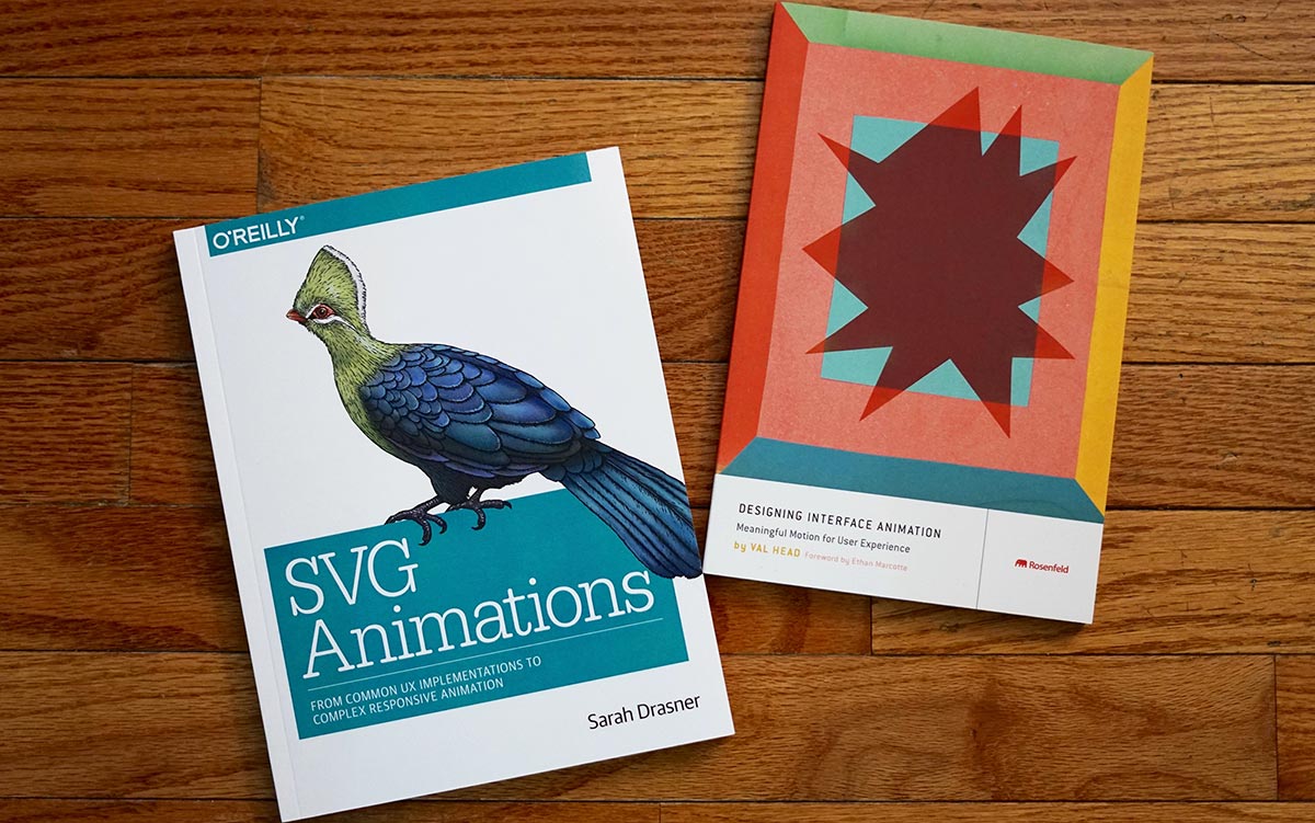 SVG Animations and Designing Interface Animation books together